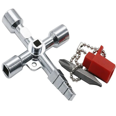 Universal Manhole & Access Key Set - 5-in-1 Multi-Purpose Tool for Septic Tanks & Drainage Systems