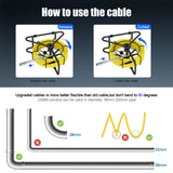 Sewer Pipe Inspection Camera 7inch Drain Sewer Pipeline Industrial Endoscope DVR Video Recording