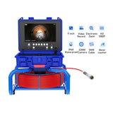 Sewer Inspection Camera 9 inch DVR Sewer Pipe Camera Meter Counter Endoscope Camera Borescope camera with and Self-Leveling 512H