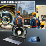 7inch Sewer Pipe Inspection Camera 17MM/23MM DVR Drain Sewer Pipeline Industrial Endoscope with 2650MA Battery 16GB Card
