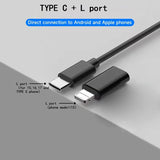 Industrial Endoscope Camera with two port for iOS/Android System HD 960P Inspection Sewer Borescope Camera for Checking Car
