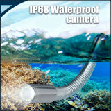 Sewer Inspection Camera -17/23mm Sewer Camera with Flexible Snake Tube,12 High-Brightness LEDs, IP68 Waterproof Endoscope Camera
