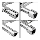 Universal Manhole & Access Key Set - 5-in-1 Multi-Purpose Tool for Septic Tanks & Drainage Systems