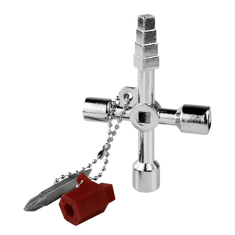 Universal Manhole & Access Key Set - 5-in-1 Multi-Purpose Tool for Septic Tanks & Drainage Systems