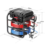 9″Sewer Pipe Inspection Camera with 17/23mm Dual Cameras/Cables and Self-Leveling 512HZ Locator Drain Industrial Endoscope