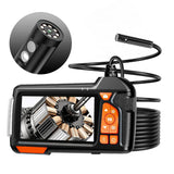 4.3 Inch Single & Dual-Lens Industrial Endoscope 1080 5.5mm IP67 Waterproof Snake Camera With Semi-Rigid Cable for Sewer