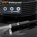 4.3 Inch Single & Dual-Lens Industrial Endoscope 1080 5.5mm IP67 Waterproof Snake Camera With Semi-Rigid Cable for Sewer