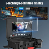 Sewer Pipe Inspection Camera 7inch Drain Sewer Pipeline Industrial Endoscope DVR Video Recording